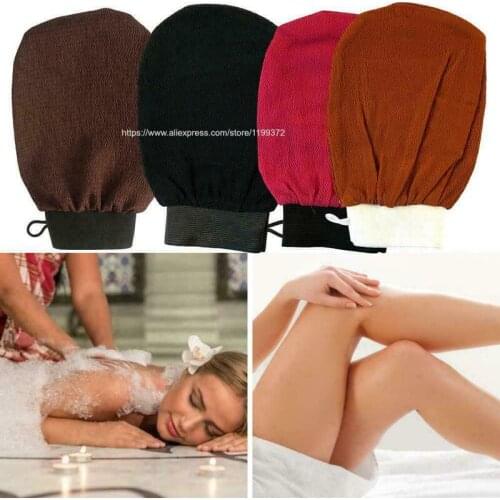 500pcs Moroccan Hammam Bath Towel Scrub Scrubber Glove Exfoliating Cloth Facial Body Peeling Mitten Mit Massage