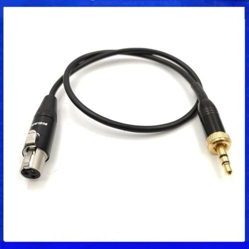 3.5mm audio plug to NEUTRIK REAN TA3F Mini XLR 3 pin for SONY recording device D11 3.5 audio plug conversion cable