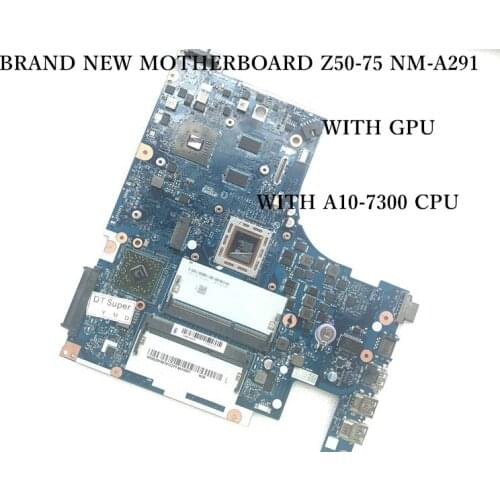 FAST SHIPPING,BRAND NEW.ACLU7/ ACLU8 NM-A291 FOR LENOVO Z50-75 LAPTOP MOTHERBOARD, MAINBOARD.ONBOARD CPU A8-7100 / A10-7300 +GPU