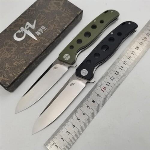 CH Folding D2 Blade CH3011 Pocket Tactical Flipper G10 Handle Camping Outdoor Hunting Rescue Survival Fruit Kitchen EDC Knife