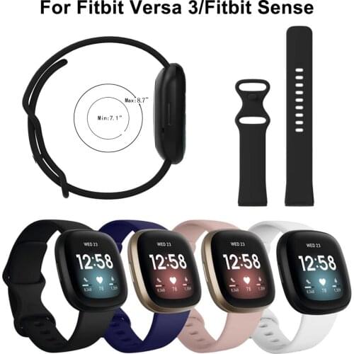 Colorful Bracelet Wrist Strap For Fitbit Versa 3 Smart Watch Band For Fitbit Sense Versa3 Wristband Sport Soft Silicone Straps