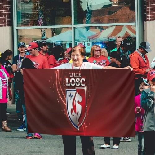 Football Losc 755 Pride Flag Printed Gift Banner Home Outdoor Serbia Rainbow Halloween Spanish Flag