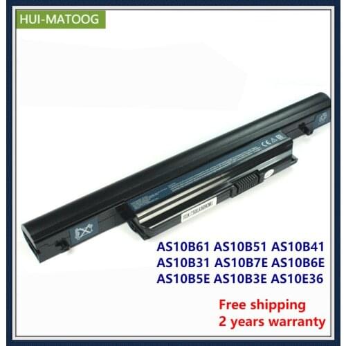 HUI-MATOOG Laptop Battery AS10B31 AS10B51 AS10B61 For acer 4745G 4820GT 3820T 3820TG 4820T 4625G 11.1V 4400mAh