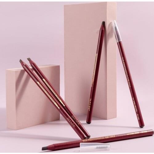 5 Colors Eyebrow Pen Professional Lasting Waterproof Natural Eyebrow Tattoo For Eyebrows Enhancer Dye Tint Pencil Makeup TSLM1