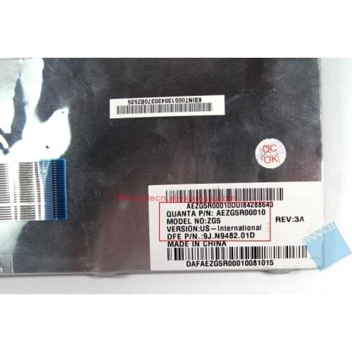 AEZG5R00010 Keyboard for Acer Aspire One A110 A150 ZG5