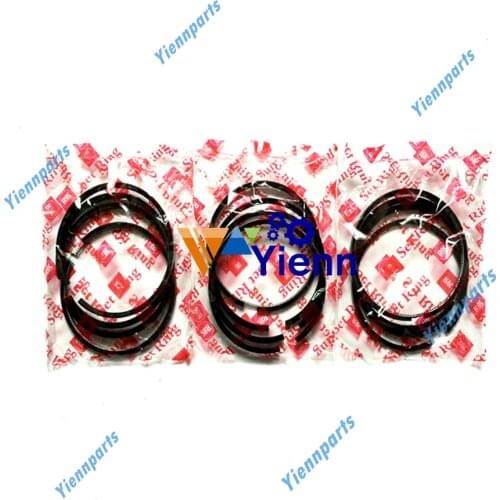 D1703 Piston Ring Set 1A091-21901 19077-21110 For Kubota Excavator DIesel Engine Repair Spare Parts