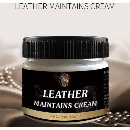 Leather Cream Leather Conditioner for Leather Clothes Pants Bags Car Seat Polishing Nourishment and Care Care Leather Maintenan