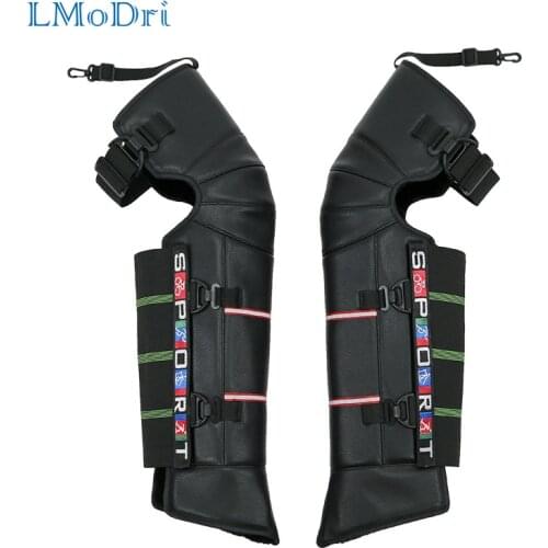 LMoDri Winter Scooter Motorcycle Rider Keeping Warm Kneepad Windproof Warming Knee Pads Legs Protector Thickening Cold-Proof