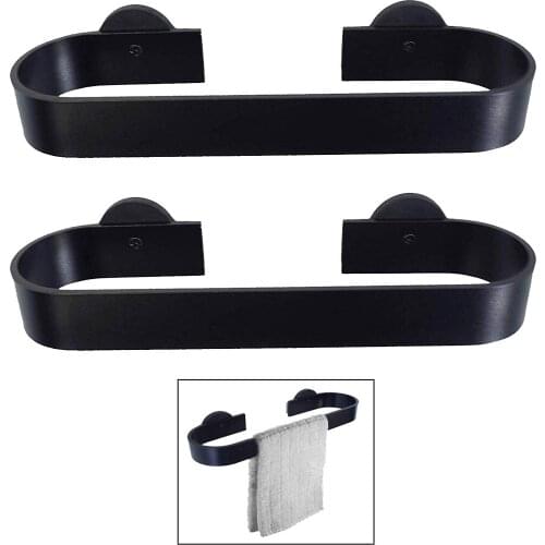 AUXPhome 2/PK Magnetic Towel Bar Towel Holder Towel Rack Towel Hook Hanger - Strong Magnets for Refrigerator, Kitchen Sink, Stov