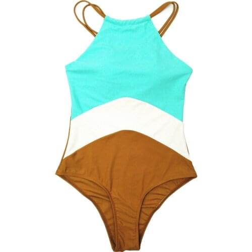 2019 New Summer Sexy Soild Beach Swimwear Women Bikini One Piece Women Da Bagno DonnaMaillot De Bain Swimsuit Bathing Suit