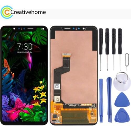Original LCD Screen and Digitizer Full Assembly With / Without Frame for LG G8s ThinQ, LMG810, LM-G810, LMG810EAW