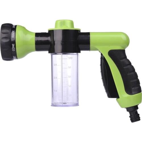 8-in-1 Car Wash Garden Hose Foam Gun Car Cleaning Snow Foam Lance Car Water Soap Foam Sprayer High-pressure Tap Foam Gun