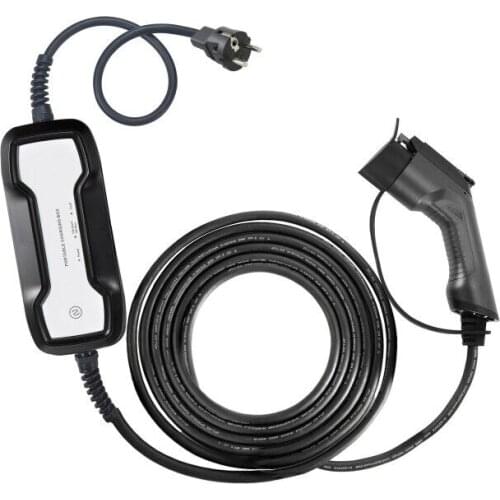 Adjustable 10/16A Charger for Electric Vehicle with Type 1 and Schuko