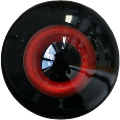 [wamami] 10mm Glass Eyes Red & Black For BJD AOD DOD Doll Dollfie Glass Eyes Outfit
