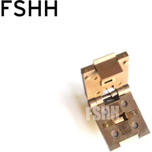 FSHH QFN24 WSON24 UDFN24 MLF24 ic test socket Size=8mmx6mm Pin pitch=0.8mm