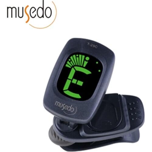 Hot Guitar Tuner with A Battery 360 Degree Rotatable Clip-on Guitar Tuner with Auto Power on/off Musedo T-29C
