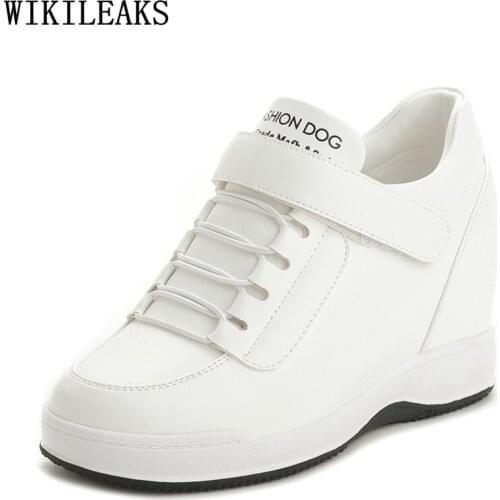 Wedges Shoes for Women Platform Sneakers Leather Casual Shoes White Sneakers Women 2021 Fashion Women Designer Sneakers Zapatos