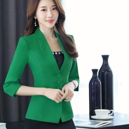 New Oversize 4XL Fashion Business Blazer Interview Suits Women Work Office Ladies Long Sleeve Casual Blazer Slim Coat Jackets