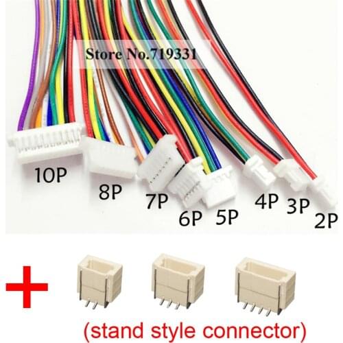 10sets Micro Min SH 1.0mm Female & Male PCB Connector with Cable 100mm , DIY Accessories , Housing Terminals