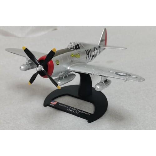 14621 1/72 Scale Diecast Military - Plane Republic P-47D Thunderbolt Fighter Aircraft Airplane Model Toys Collection