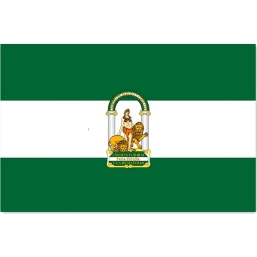60x90cm/90x150cm/120x180cm/150x240cm Andalusia Andalucia Spain Spanish flag