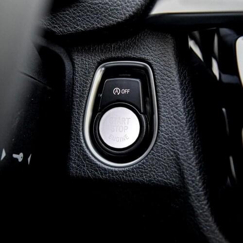 Car Engine One Click to Start/Stop Key Switch Button Cover for BMW F/G Chassis Ignition Switch Keyless Entry System Starter