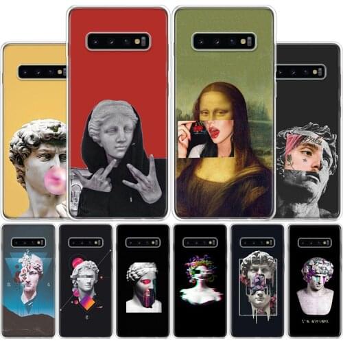 Michelangelo Art Statue Aesthetic Phone Case For Samsung Galaxy A51 A71 A50S A30S A10 A20E A40 A70 M30S A91 A01 A6 A7 A8 A9 Plus