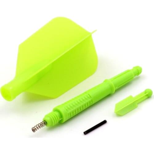 CUESOUL AK6 Dart Shaft with AK4 Green Dart Flight Slim Shape-15mm/18.8mm/24.8mm /29.5mm/33.3mm