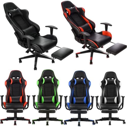 Panana Ergonomic Office Chair – Retractable Footstool, Reclining Home Office Chair, Lumbar Support, Gaming