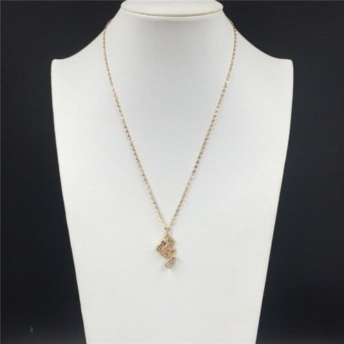 Feminist Gold Color Plating Spiral Snake Pendant Necklace For Women Girl Wild Lovely Girl Casual Elegant Sexy Accessory