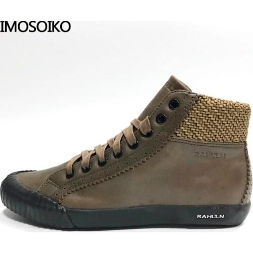 IMOSOIKO Men's Motorcycle Boots