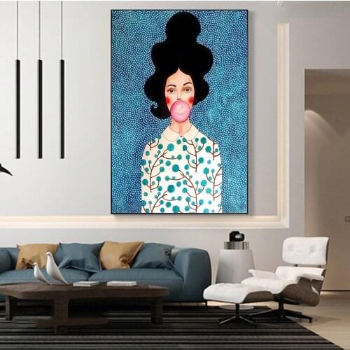 Girl With Ballon Nordic Canvas Paintings On The Wall Art Posters And Prints Canvas Art Pictures For Living Room Cuadros Decor