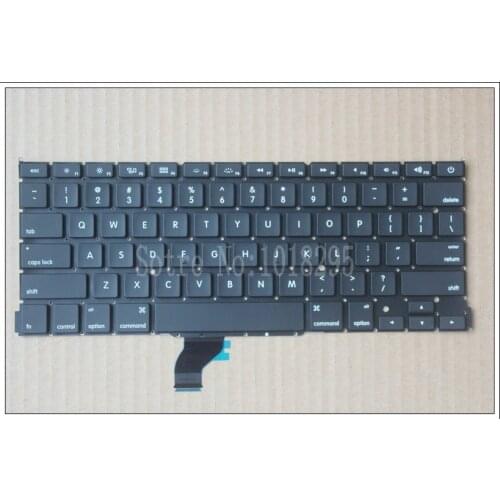 New For Apple Macbook Pro Retina 13" A1502 Keyboard Replacement ME864 ME865 ME866 English US Laptop Keyboard