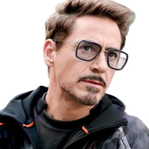 Hotsale Cosplay Props Superhero Punk Sunglasses Handsome Metal+Resin Glasses Vintage