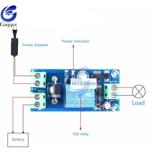 Power-OFF Protection Module Automatic Switching Module UPS Emergency Cut-off Battery Power Supply DC5V-48V Control Board