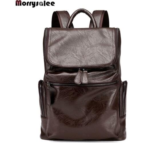 Morrysalee Men's Leather Backpacks