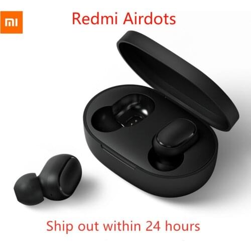 2019 New In Stock Xiaomi Redmi Airdots Wireless Bluetooth 5.0 Earphones DSP Active Noise Cancellation Headset With Mic Earbuds