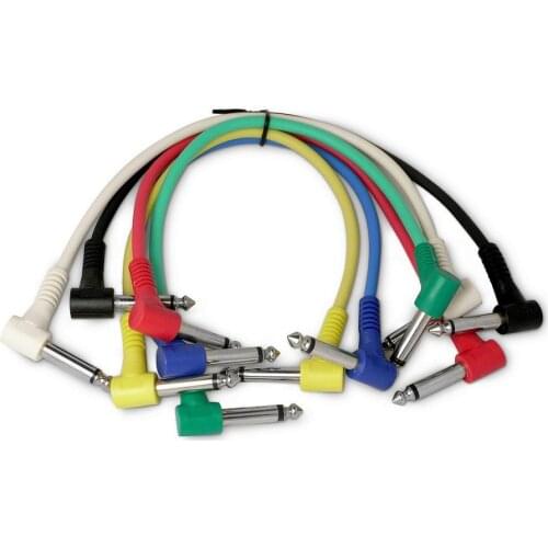 Sell Free Shipping 6pcs/set Guitar patch cable 20CM guitar effect cables