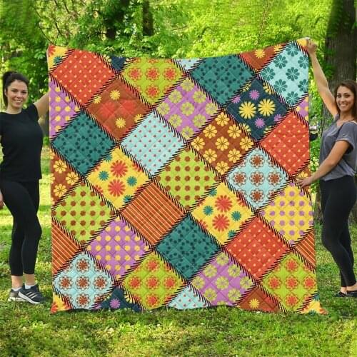 Lattice Quilted Quilt Throw Blankets Birthday Christmas Thanksgiving Gifts Bedding Cover Tapestry Wall
