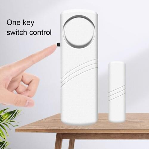 Simple Anti-theft Door And Window Alarm Home Wireless Security Alarm Magnetic Triggered Door Alarm Door Open Chime for Home