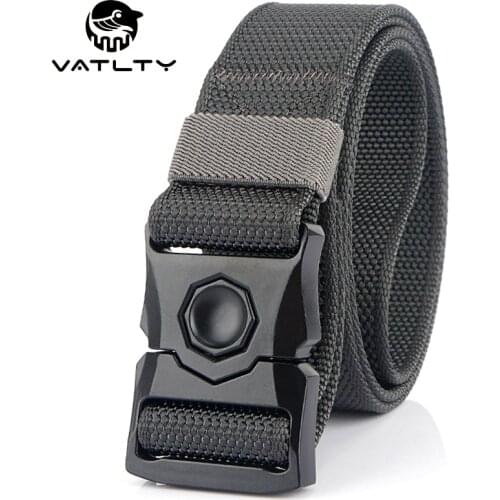 Rust-Proof Metal Tactical Belts For Men Strong And Soft Real Nylon Military Army Belt Zinc Alloy Quick Release Buckle Jeans Belt