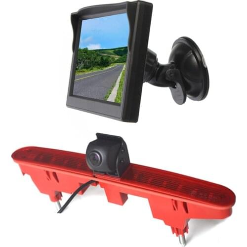 Vardsafe VS688S Reversing Camera & Suction Cup Rear View Monitor for Peugeot Partner Citroen Berlingo (2008-2018)