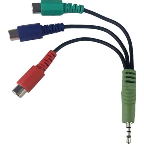 Component cable 3.5mm aux component Ypbpr RGB video adapter cable work as BN39-01154C for SAMSUNG LED Smart TV&other device