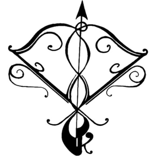 Fun Fitness Tricks Archery Sports Car Stickers PVC Personality Fashion Body Windows Exquisite Decals Waterproof Decoration