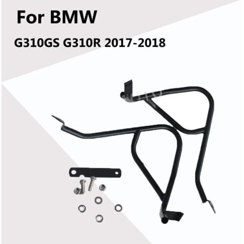 Motorcycle Tank protector Upper Carsh Bars Guard Engine Bumper Cover Black For BMW G310GS G310R 2017-2018