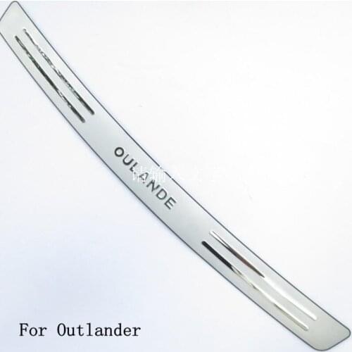 1PCS/SE Stainless Steel Rear Bumper Protector Trunk Threshold Guard Plate For Mitsubishi Outlander 2013-2018