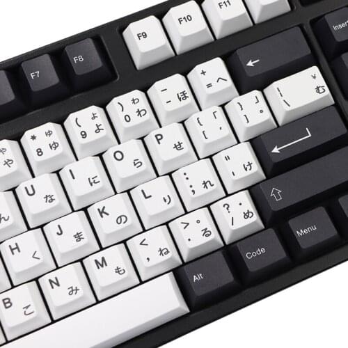 137 Key Cherry Profile PBT Dye Sublimation Keycap With 1.75U 2U Shift 6.5U Spacebar for MX Switch Mechanical Keyboard