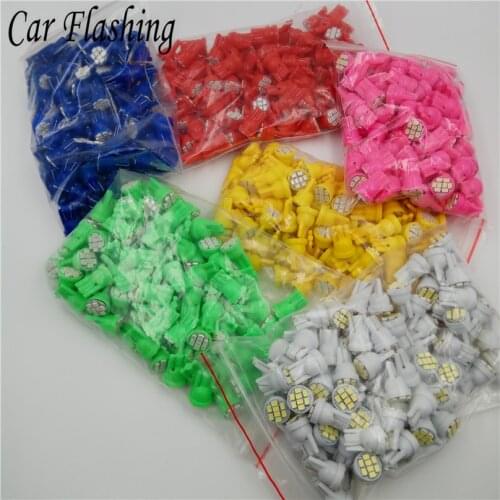 Car Flashing 30pcs/lot red white led T10 8 smd 8 leds 8SMD led 194 168 192 W5W 3020smd super bright Auto led car lighting wedge