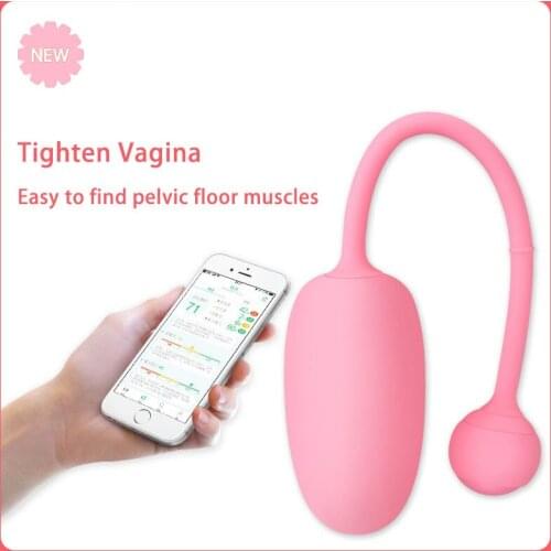 Kegel Master Ball Wireless Vibrator APP Remote Control Smart Ben Wa Magic Motion Vagina Ball Tighten Training Sex Toy for Woman