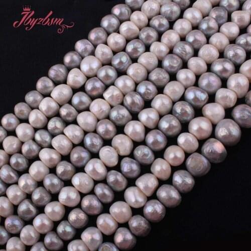 10x15mm Heishi Rondelle Freshwater Pearl Beads Natural Stone Beads For DIY Necklace Bracelet Jewelry Making 15" Free Shipping